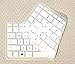 Folox® Notebook Laptop Keyboard Skin Protector Cover for HP Split X2 13-m110dx 13-m010dx 13-g110dx Envy 14-k001t 14-k002tx 14-k003tx 14-k020us 14-k010us 14-k027cl 14t-k100 14-f020us 14-f021nr 14-f027cl 14-e021tx 14-e022tx 14-e023tx 14-e024tx 14-e034tx 14-e035tx 14z-n100 TouchSmart 14 (White)