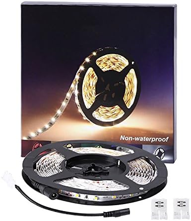 EMITIG SMD3528 DC12V Flexible LED Strips With High Brightness 600leds/Roll Cool White Non-waterproof 5 Meters/Pack