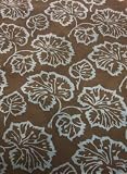 Rugs USA milk chocolate Contemporary Handmade Wool Bold Leaf 5 x 8 Area Rug Rugs USA milk chocolate Contemporary Handmade Wool Bold Leaf 5 x 8 Area Rug