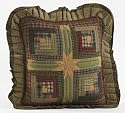 Tea Cabin Quilted Decorative Throw Pillow