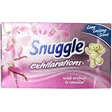 Snuggle Exhilarations Fabric Softener Dryer Sheets, Wild Orchid & Vanilla, 70-Count