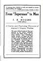 From Superman to Man