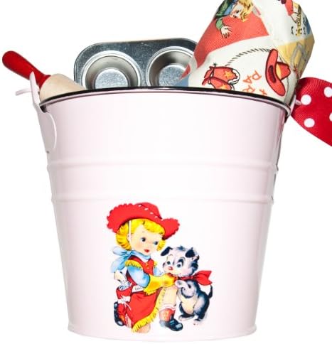 Lil' Baker Bucket - Pink Cowgirl