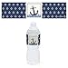 Ahoy - Nautical - Baby Shower or Birthday Party Water Bottle Sticker Labels - Set of 10