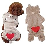 Dog Outfits, FuzzyGreen® Cut Dog Apparel Hoodie Clothes for Small Dogs Boy Girl Male Female+Gift