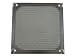 120mm Aluminum Fan Filter Grill - Silver