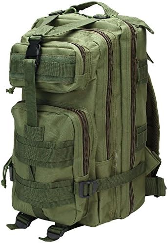 Imoko Military Tactical Water Repellent Hiking Camping Outdoor Travel 35L Molle System Backpack 3P Tad Assault for Men (Foliage)