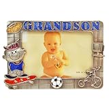 6" x 4" Grandson Picture Pewter Picture Frame