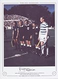 Billy McNeill Celtic prior to kick off European Cup Final 1967 - Signed Limited Ed
