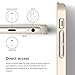 elago® [Outift Matrix][Champagne Gold] - [Premium Hybrid Construction][Brushed Aluminum][Spark Design Award] - for iPhone 6/6S Plus