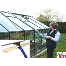 PROFESSIONAL CONSERVATORY WINDOW WIZARD (708)- CLEAN ALL YOUR WINDOWS WITH THIS 3in1 MULTI ANGLED CLEANER.