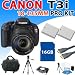 Canon EOS Rebel T3i 600d Digital SLR Camera with Ef-s 18-135mm F/3.5-5.6 Is Lens, 2x Extended Battery, 16gb Sdhc Memory, Hdmi Cabel, 57 Inch Aluminum Tripod and More - (16gb Professional Kit)