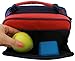 Insulated Lunch Bag - Multi-Compartment Bento Box Carrier Tote - For Kids and Adults - Navy and Red