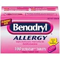 Benadryl Allergy Ultratab- 100 Tablets