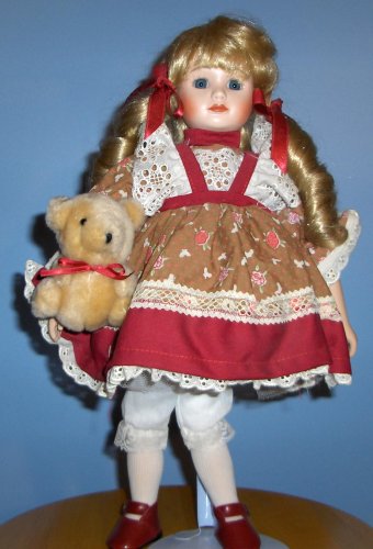 Childrens Toyshop  Toys : Friends Are Forever Genuine Porcelain Doll By Adorable Memories