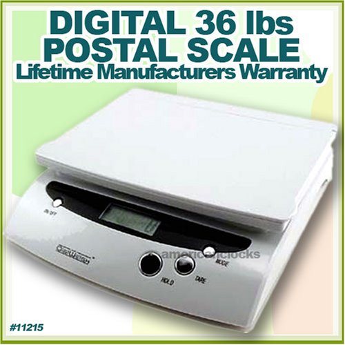 HealthPersonalCare: Digiweigh 36 lbs White Postage Postal Shipping Scales + AC Adaptor