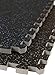 IncStores – 3/8″ Soft Rubber Interlocking Gym Tiles (40 Sqft, 10 Tiles) – Perfect mats for home gyms, Insanity, P90X, aerobic, cardio, and plyometric workouts