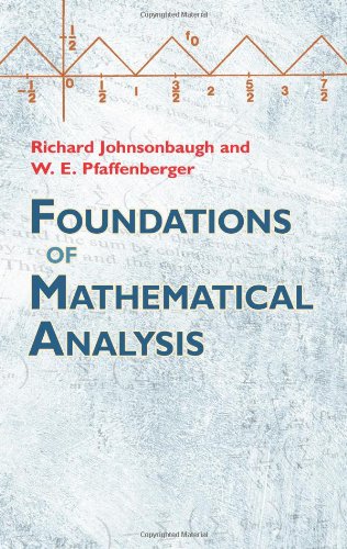 Foundations of Mathematical Analysis (Dover Books on Mathematics)