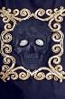Edward Dada Skull Lamb Sequin T-shirt in Black Chris