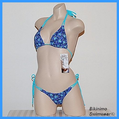 Low Rider Thong Bikini (Leaping Dolphin) A/B Cup