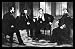 Abraham Lincoln (And Advisors) Black Wood-Mounted Art Poster Print - 11 X 17