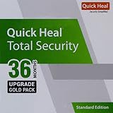 Quick Heal Total Security Renewal Upgrade Gold Pack - 1 User, 3 Year (CD) RS.1043.00 (64.00% Off) - Amazon
