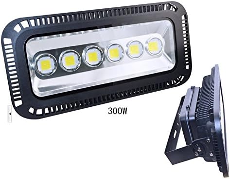 Leader Lead 300W High Power Waterproof IP 65, Outdoor LED Flood Light, 750W HPS or MH Bulb Equivalent, 27000lm, Cold White 6000K Floodlight