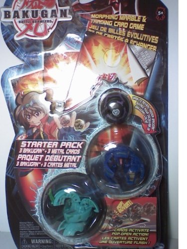 Bakugan B2 Starter 3 Pack: Assorted Colors