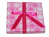 Gift Card Holder – Gift Card Boxes with Ribbon, Pink Flowers, Pack of 3