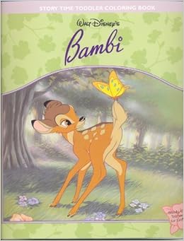 Walt Disney's Bambi Story Time Toddler Coloring Book Walt Disney