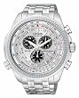 Citizen Eco-Drive Perpetual Calendar Alarm Chronograph Mens Watch BL5400-52A