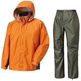 PUROMONTE(プロモンテ) メンズ レインウェア Mens GORE-TEX レインスーツ オレンジ/チャコール SR117M