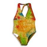 Cruz - Girls One Piece Tie Dye Swimsuit, Mango, Multi