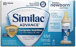 Similac Advance Newborn, Ready to Feed, 2-Fluid Ounces (Pack of 48) (Packaging May Vary)