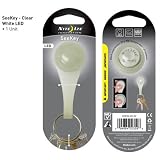 Nite Ize SeeKey SKE04-03-02 LED-Clear / White LED Sturdy Ring to Carry Keys