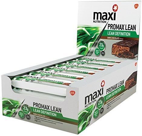 MaxiNutrition Promax Lean 60 g Chocolate Lean Definition Bars - Box of 12 (Formerly Known as Maximuscle) by MaxiNutrition