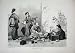 1870 Antique Print Shampooing Japan People Music