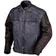 Icon Strongarm Fate Men's Leather/Denim On-Road Racing Motorcycle Jacket