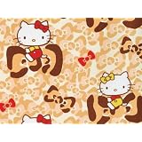 ハローキティカーテンEL-1004-65『リボンといっしょ』巾100cm×丈178cm2枚組