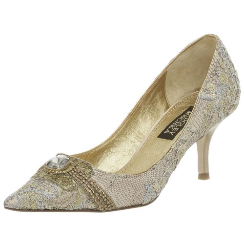 Wedding Shoes: Badgley Mischka Delia Ii Ornamented Pump-Badgley Mischka Wedding Shoes-Badgley Mischka Wedding Shoes: Badgley Mischka Delia Ii Ornamented Pump-Pump Wedding Shoes