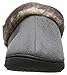 isotoner Women's Microsuede Sonja Woodlands Hoodback Slipper