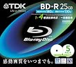 TDK �^��p�u���[���C�f�B�X�N 25GB BD-R(1��^��p) 4X �z���C�g���C�h�v�����^�u�� 5mm�P�[�X 5���p�b�N BRV25PWB5S