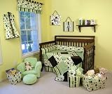 Giggles 4 Piece Crib Bedding Set