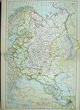 MAP RUSSIA ATLAS ST PETERSBURG CASPIAN SEA TURKEY