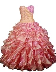 Sweetheart Crystal Crystals Ruched Homecoming Dress/Quinceanera Dress 