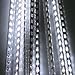 AGPtek® 50CM Meteor Shower Rain Tube Snowfall LED Light For Christmas Tree Garden Decoration - Cool White