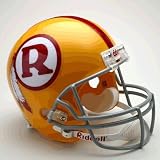 Washington Redskins 1970-1971 Throwback Riddell Full Size Deluxe Replica Football Helmet - Sports Memorabilia