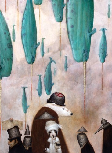 Bill Carman Narwhal Rain Wooden Jigsaw Puzzle