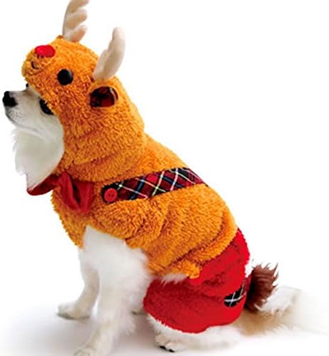 SMALLLEE_LUCKY_STORE Pet Clothes for Small Dog Cat Police Jacket Sweater Jumpsuit Clothing Dark Blue XL