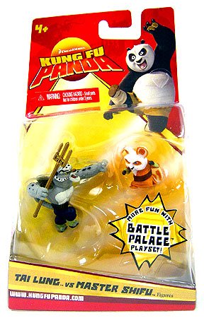 Kung Fu Panda Movie Figure 2-Pack Tai Lung & Master Shifu